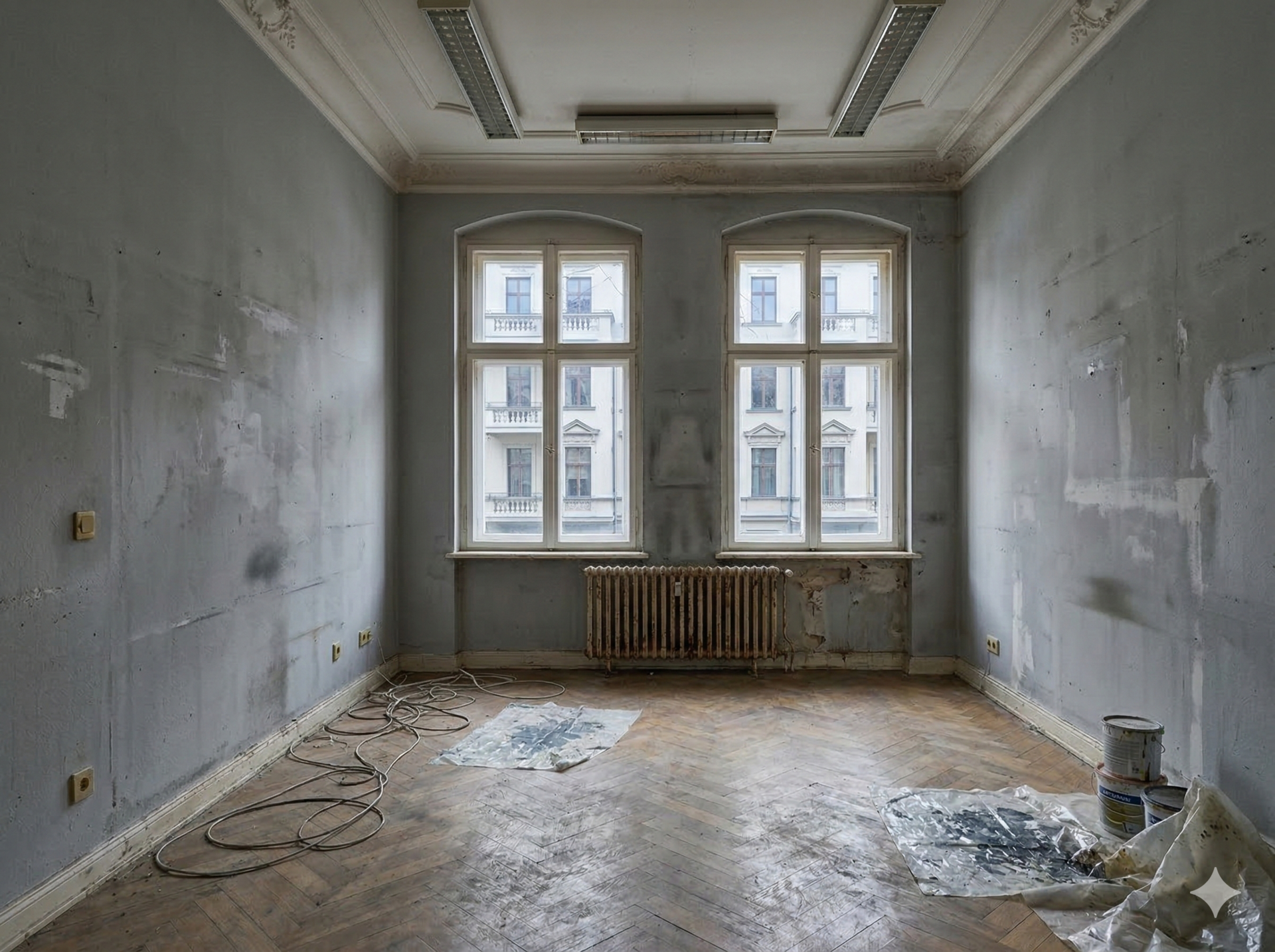 Gewerbliche Malerarbeiten Berlin – Vorher