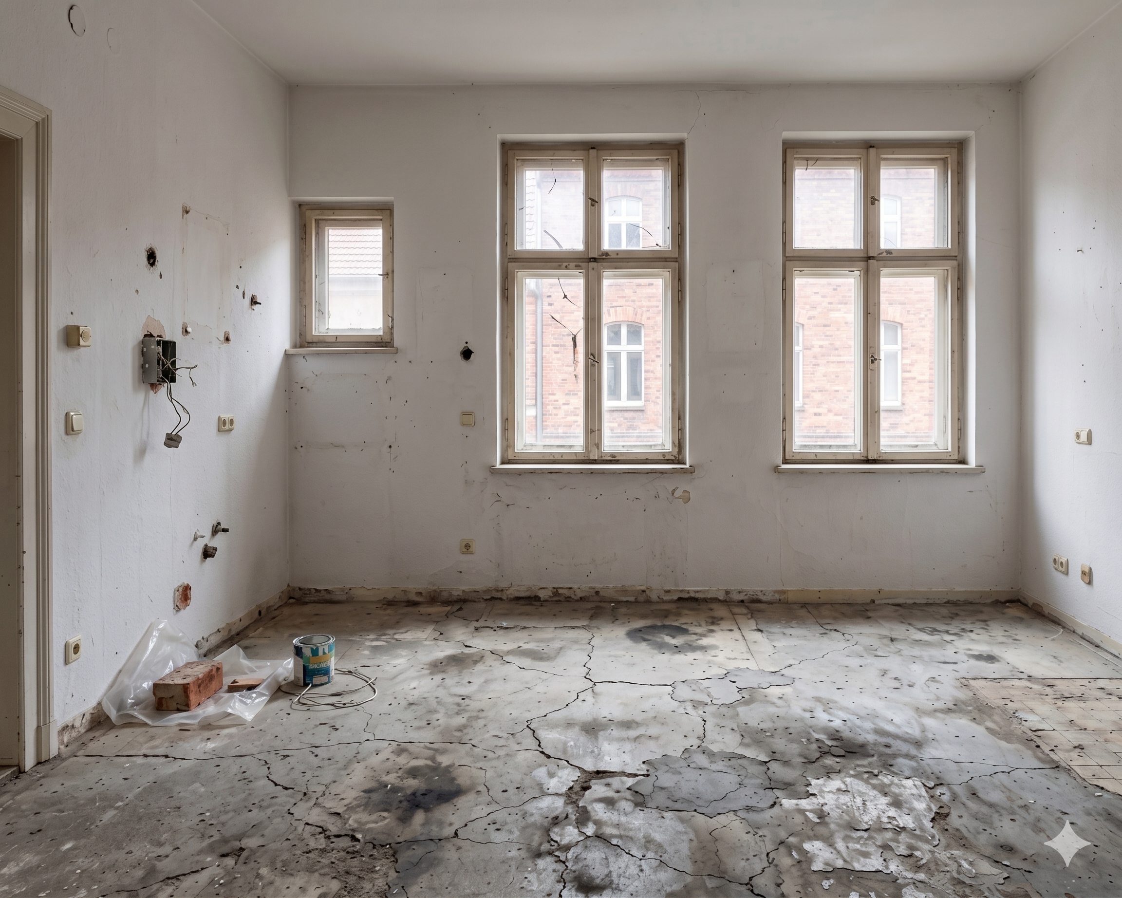 Spachteltechnik Mikrozement Berlin – Vorher